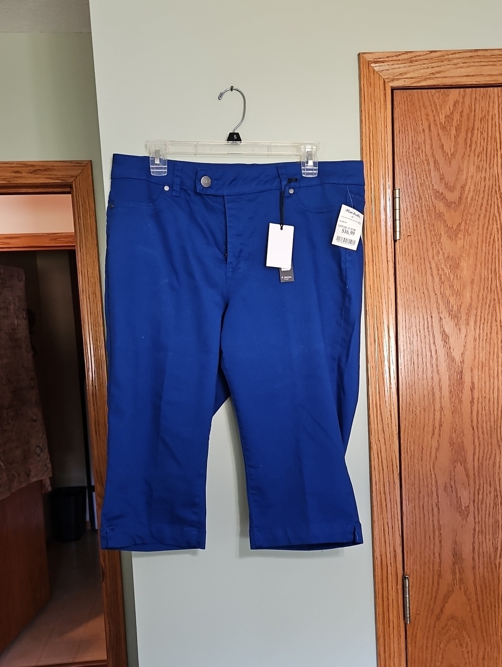 d. jeans Electric Blue Cropped Ankle Pants